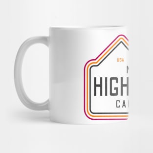 Visiting NC Mountain Cities Highlands, NC Neon Range Mug